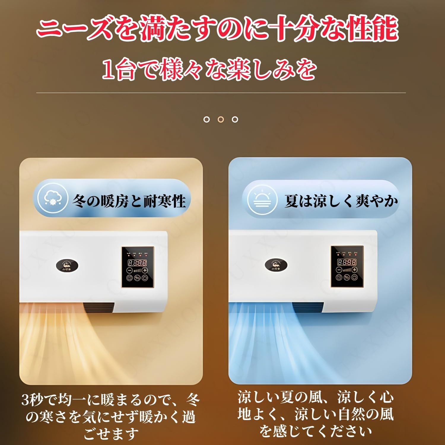 Amazon | Quxxuol ポータブルクーラー 壁掛けエアコン 家庭用モバイル